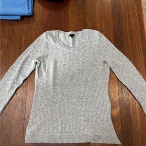 Talbots Light Gray Knit Sweater